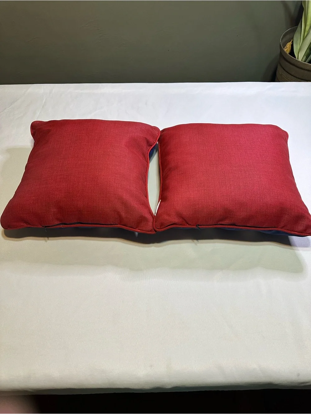 Love Ladybug Navy Decorative outdoor/indoor washable Throw Pillow -set of 2